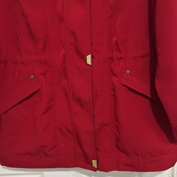 Vintage Braetan Women’s Red Lightweight Lined Layering Jacket M - Picture 4 of 8